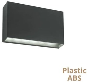 Απλίκα Φωτιστικό Τοίχου LED Ανθρακί ELVIRA 4257200 Viokef 4257200 Ανθρακί