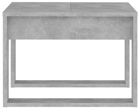 vidaXL Τραπέζι Βοηθητικό Γκρι Σκυρ. 50 x 50 x 35 εκ. από Μοριοσανίδα