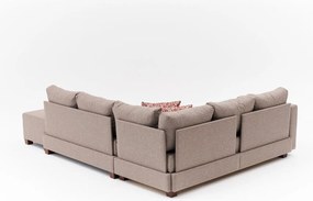 Corner Sofa-Bed Aly Arzilla Right - Brown Brown
