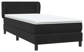 ΚΡΕΒΑΤΙ BOXSPRING ΜΕ ΣΤΡΩΜΑ ΜΑΥΡΟ 80X220 ΕΚ. ΒΕΛΟΥΔΙΝΟ 3317717