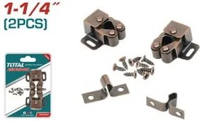 TOTAL TRC2304 Στοπ πόρτας κυλινδρικά 1-1/4" 2ΤΕΜ