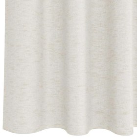 vidaXL Κουρτίνες με κουρτίνες 2 pcs Κρεμ 140x175cm Πολυεστέρας