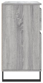 vidaXL Ντουλάπι Γκρι Sonoma 60x35x70 εκ. από Επεξεργασμένο Ξύλο