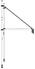 vidaXL Τέντα Συρόμενη Χειροκίνητη Ανθρακί 150 εκ.