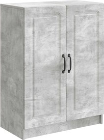 vidaXL Πλαϊνό γραφείο Γκρι Σκυροδέματος 66 x 34,5 x 87 εκ.