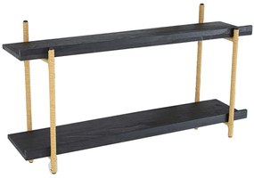 Ραφιέρα Τοίχου 78038-DS 92x25x52cm Black