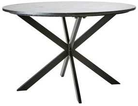 Τραπέζι Μαρμάρινο Μαύρο Φ120cm Milan 811-729-60 Affari Of Sweden -811-729-60-Μαύρο 811-729-60