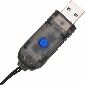 vidaXL Χριστουγεννιάτικη Φινάλε Φωτιστικό 160 LED Θερμό λευκό