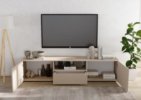 Έπιπλο Τηλεόρασης Ανθρακί Οξειδωμένο 121x43x57