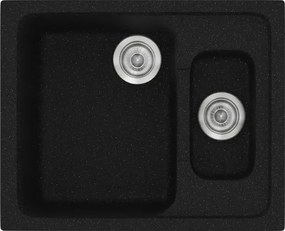 Sanitec Classic 330 (62×51) - Γρανιτένιος νεροχύτης - Metallic SPACE