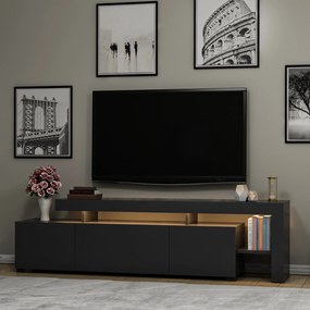 Έπιπλο Τηλεόρασης Ανθρακί CEDRU 192x37x53