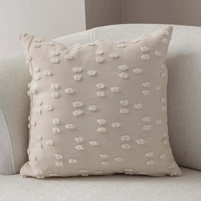 Μαξιλαροθήκη Διακοσμητική Tuffet 881PCR1642 Cream Aberto Design 43X43 Πολυέστερ