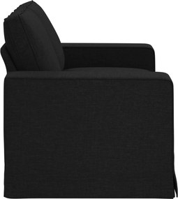 vidaXL Καναπές Μαύρο 162 x 80 x 82 εκ ύφασμα