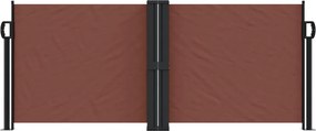 vidaXL Σκίαστρο Πλαϊνό Συρόμενο Καφέ 100 x 600 εκ.