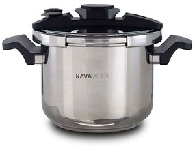 Χύτρα Ταχύτητας Acer 10-147-013 6lt Inox-Black Nava 6lt Stainless Steel
