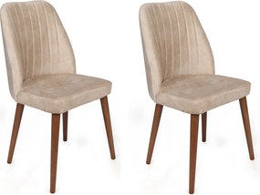 Chair Set (2 Pieces) Alfa-464 V2 Cream
Walnut