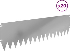 VidaXL Περίγραμμα γκαζόν 20 τμχ. 103 x 30 εκατοστά