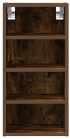vidaXL κρεμαστό ντουλάπι Riga καπνιστή δρυς 30x29,5x60 cm