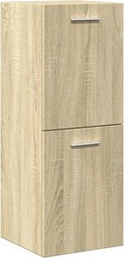 vidaXL Σετ Επίπλων Μπάνιου 3 Τεμαχίων Sonoma Δρυς Επεξεργασμένο Ξύλο