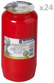 Bolsius Κεριά Αφιέρωσης Compo No 7 24 τεμ. Κόκκινα