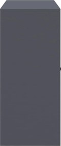 vidaXL Ντουλάπι αποθήκευσης Ανθρακί 90 x 40 x 90 cm Ατσάλι
