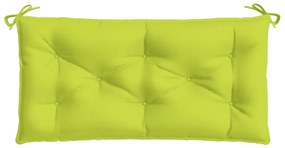 vidaXL Μαξιλάρι Πάγκου Κήπου Αν. Πράσινο 100x50x7 εκ. Ύφασμα Oxford