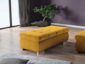 Πουφ Orkan plus-Moustardi - 120.00Χ60.00Χ39.00cm