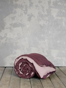ΜΟΝΟ ΠΑΠΛΩΜΑ 160x240cm NIMA - ABALONE NUDE / BORDEAUX