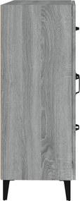 vidaXL Ντουλάπι Γκρι Sonoma 69,5 x 34 x 90 εκ. από Επεξεργασμένο Ξύλο
