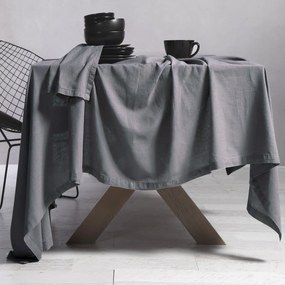 Τραπεζομάντηλο Cotton-Linen Grey Nef-Nef 150Χ300 100% Βαμβάκι