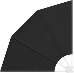 vidaXL Αδιάφανο σκίαστρο μπαλκονιού 115 x 115 εκ Πολυεστέρας Ανθρακί