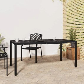 vidaXL Τραπέζι Κήπου Ανθρακί 165x80x72 εκ. Ατσάλινο