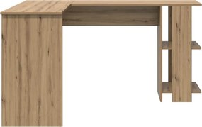 vidaXL Γωνιακό γραφείο Artisan Oak Επεξεργασμένο ξύλο