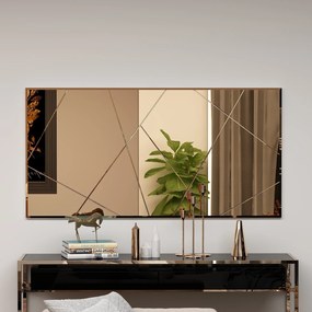 Καθρέπτης Τοίχου Μπρούτζος OREZO 60x2,2x120