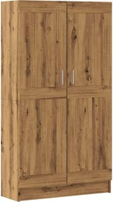 vidaXL Βιβλιοθήκη Artisan Δρυς 82,5x30,5x150 εκ. Επεξεργασμένο Ξύλο