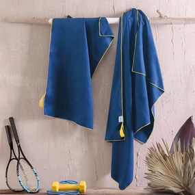 Πετσέτα Θαλάσσης Urban Blue Ρυθμός Θαλάσσης 90x160cm Microfiber