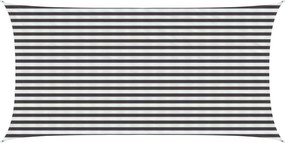 vidaXL Ικανότητα Σκίασης 2,5 x 5 m HDPE Ορθογώνιος Γκρι και Λευκό