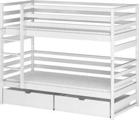 LOFT 90x190 white bunk bed Lano Furniture