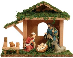Χριστουγεννιάτικη Παράσταση Φάτνη SG22079 25x9x19cm Multi