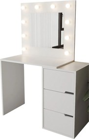 Τουαλέτα Μακιγιάζ Λευκό GECLO 120x45x145
