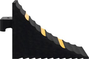 vidaXL Σφήνες Τροχών 2 Τεμ. 29x16x19 εκ. από Καουτσούκ