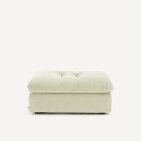 Υποπόδιο σύνθσης από βελούδο stonewashed, GIULIANO