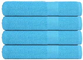 Πετσέτες 4 τεμ. FROGN Τυρκουάζ 100x200 εκ. 100% Βαμβάκι