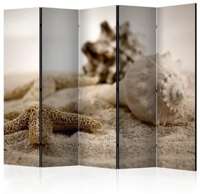 Διαχωριστικό με 5 τμήματα - Beach and shell II [Room Dividers]