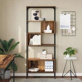 vidaXL Βιβλιοθήκη 7 επιπέδων 76 x 33 x 188,5 εκ Επεξεργασμένο Ξύλο