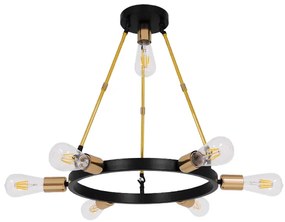 01445 GloboStar® GLOBOSTAR® SAILOR 01445 Μοντέρνο Φωτιστικό Οροφής με Ντουί 7 x E27 AC 220-240V IP20 - Πολύχρωμο - Μ55 x Π55 x Υ55cm