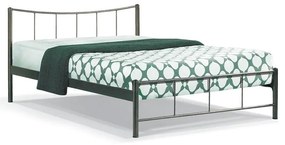 Metal Bed Smile Γκρί Σφυρήλατο, 140x190 εκ.