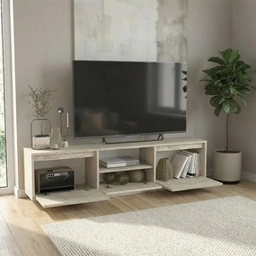 Έπιπλο τηλεόρασης Lumbera travertine 160x29x42εκ
