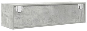 Έπιπλα Τηλεόρασης 2 τεμ. 100x31x25,5 εκ. Επεξεργασμένο Ξύλο - Γκρι