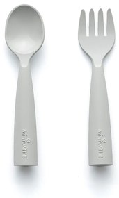 Κουτάλι + Πιρούνι (Σετ) Miniware Des 15 Γκρι